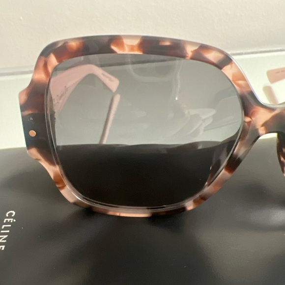 Lady Dior Studs Square Sunglasses In Havana/light Pink - Picture 8 of 14